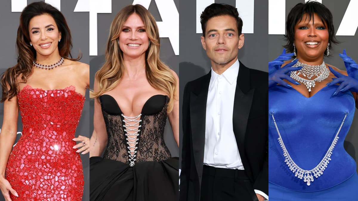 Red-carpet looks at the amfAR Gala Cannes 2026, including Eva Longoria, Heidi Klum, Rami Malek and Lizzo